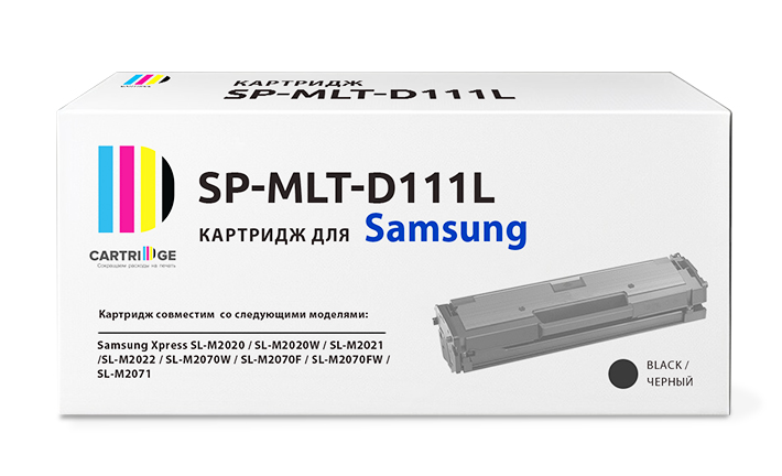 Картридж SP-S-111L (MLT-D111L) для Samsung, черный 